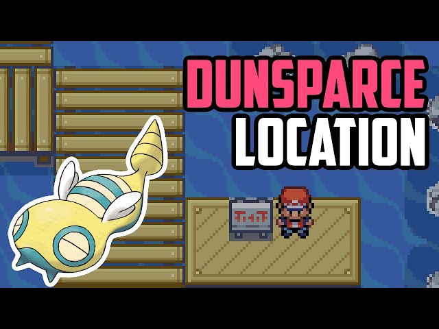 How to Catch Dunsparce - Pokémon FireRed & LeafGreen