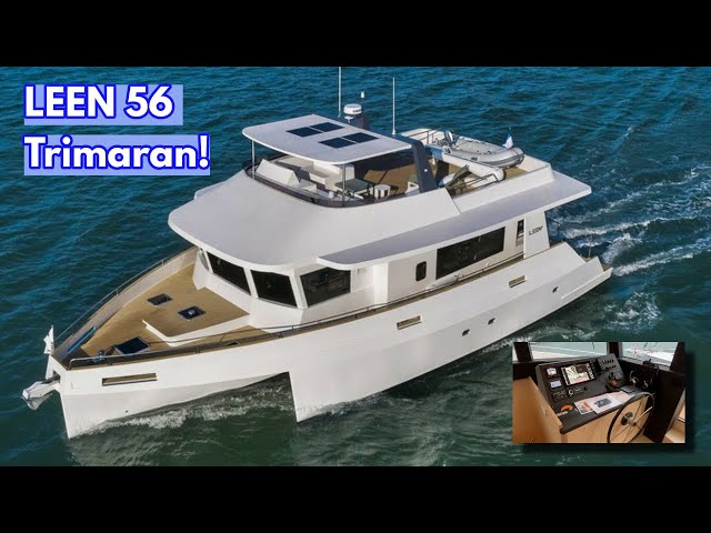 FIRST LOOK At A Brand New LEEN 56 TRIMARAN!