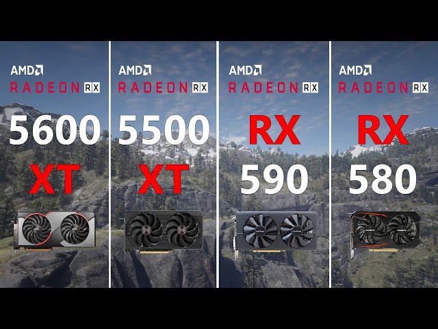 RX 5600 XT vs RX 5500 XT vs RX 590 vs RX 580 Test in 7 Games