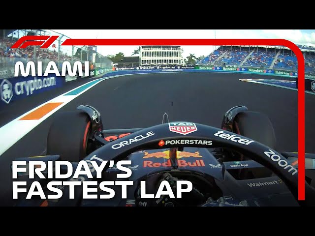 Max Verstappen’s Fastest Lap in FP2 | 2023 Miami Grand Prix