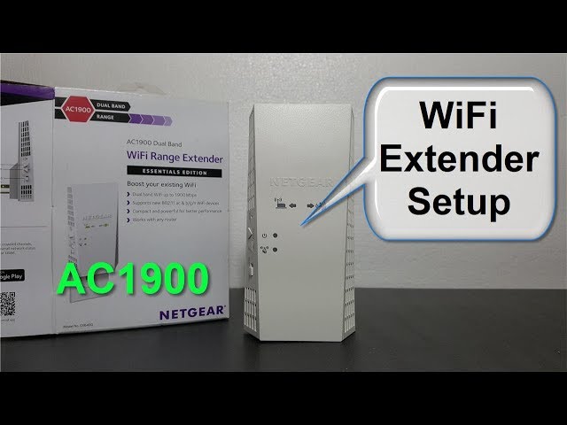 NETGEAR WiFi Range Extender AC1900 setup (How to) -NetGear Setup with & without WPS - Easy & Fun