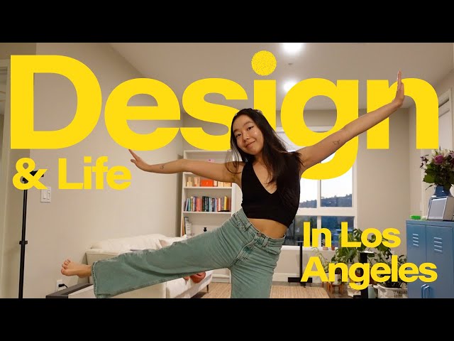 life as a graphic designer in LA | finding inspiration, painting, and feeling 24