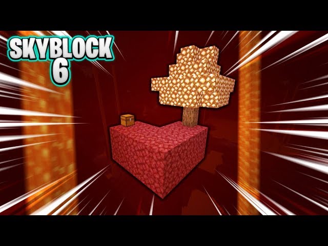 Skyblock but it's in the Nether