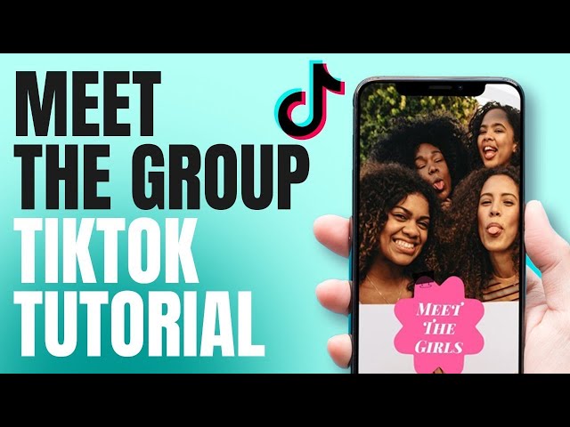 How to create TikTok trend videos | Meet The Group  TikTok trend | Viral Trend Template