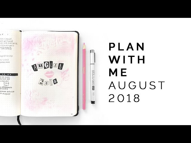 a mean girls themed plan with me 💗 august 2018