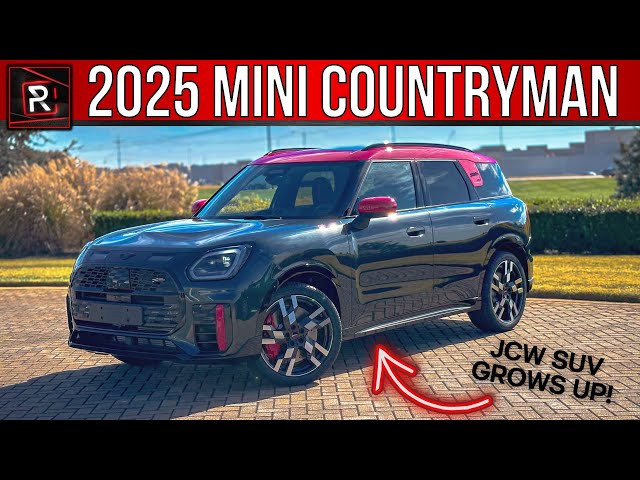 The 2025 Mini Countryman JCW Is A "Big" Mini With Some Serious Underhood Muscle