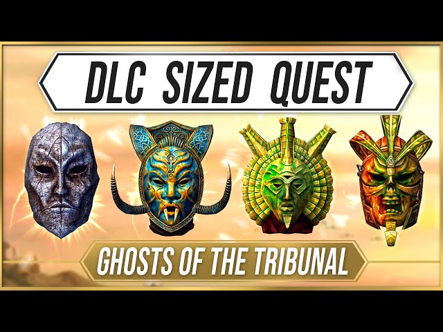 New Weapons & Armor in Skyrim Anniversary Edition DLC: Ghosts of the Tribunal Walkthrough Gameplay!