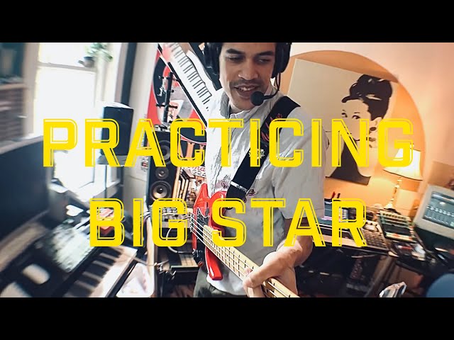 practicing performing a song i wrote called big star