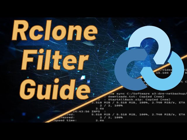 How To Use Filters In Rclone