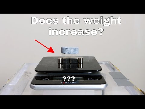 Does The Weight Increase When You Levitate a Superconductor on a Scale?