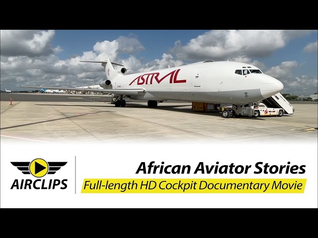1976 ex Braniff Airways Boeing 727 Africa Adventure! MAGIC Astral Ultimate Cockpit Movie  [AIRCLIPS]