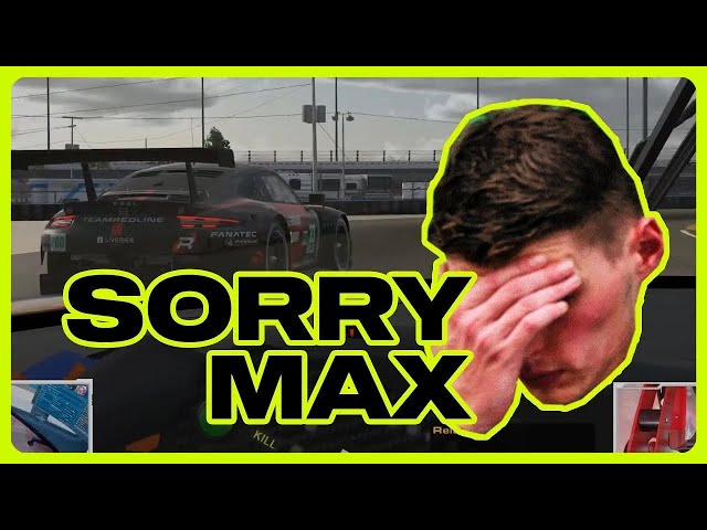 I'M SO SORRY MAX // Daytona iRacing