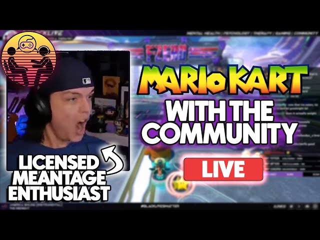 🔴Mario Kart with the community! | [Game] Sessions with a Therapist
