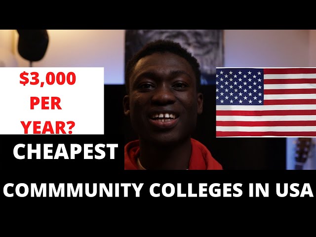 Most affordable | 6 Cheapest Community colleges in USA for international students (Top 6)