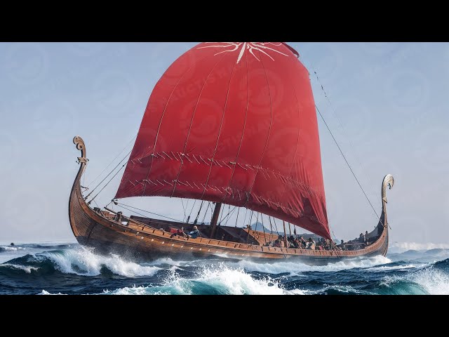 World's LARGEST Viking Ship Ever Built in Modern Times: Sail Against Monster Waves & Storms