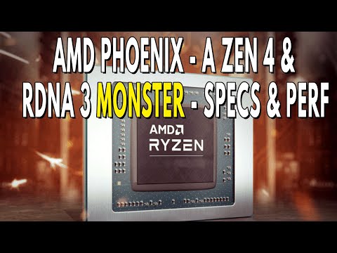 AMD Phoenix - A Zen 4 & RDNA 3 MONSTER - Specs & Performance | Dragon Range - 16 Cores For MOBILE