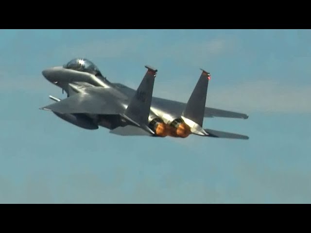 Fighter Jets Takeoff • Nellis AFB (2022)