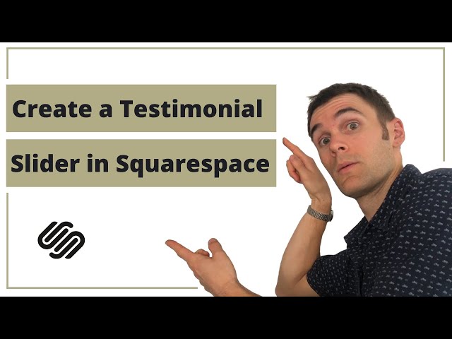 How to add testimonial slider to Squarespace website | Using flickity carousel