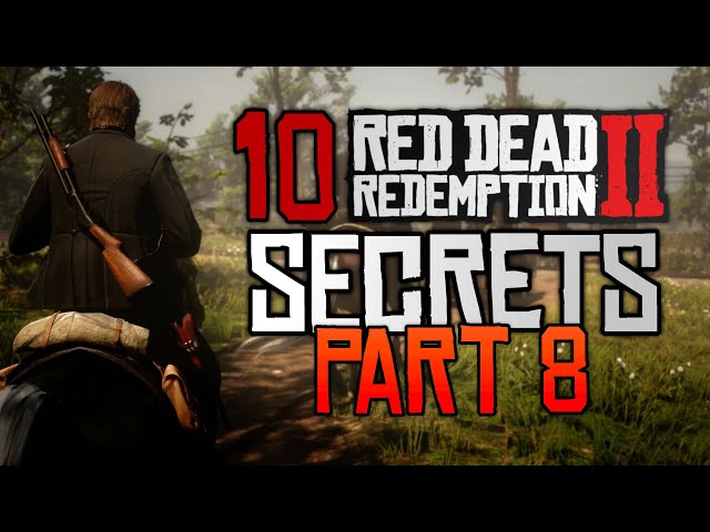 10 Red Dead Redemption 2 Secrets Many Players Missed - Part 8