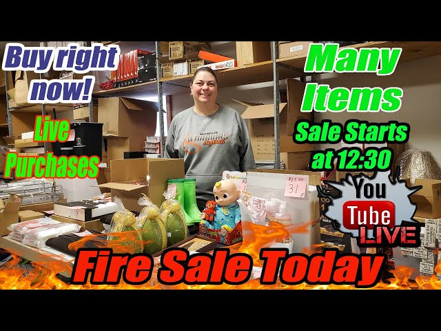 Live Fire Sale Join Us For Some Amazing Deals its a fast pace and it's entertaining as well