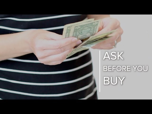 One Question to Ask Before Any Purchase