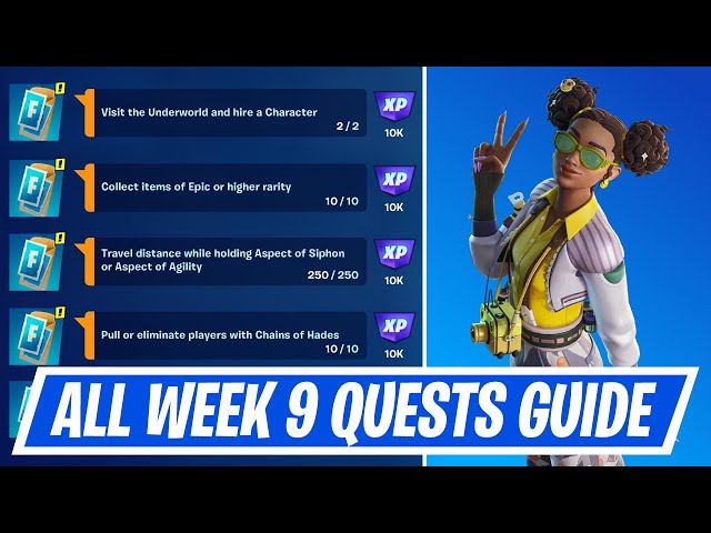 Fortnite Complete Week 9 Quests - How to EASILY Complete Week 9 Challenges in Chapter 5 Season 2
