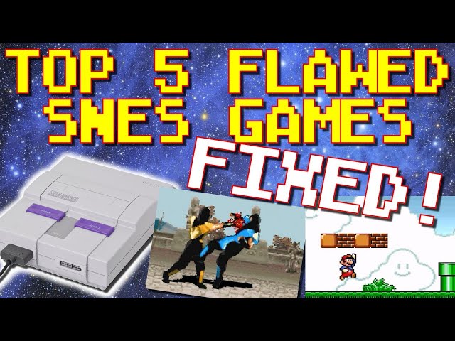 TOP 5 FLAWED SNES Games Fixed by Hacks!