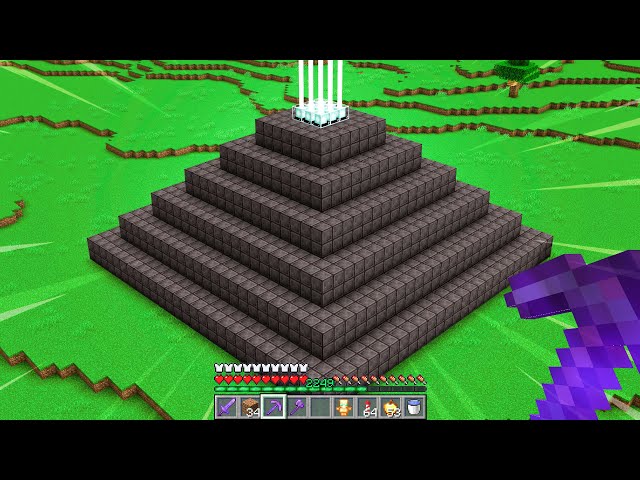 Ich habe den GRÖßTEN NETHERITE BEACON in Minecraft gebaut [XXL FILM]