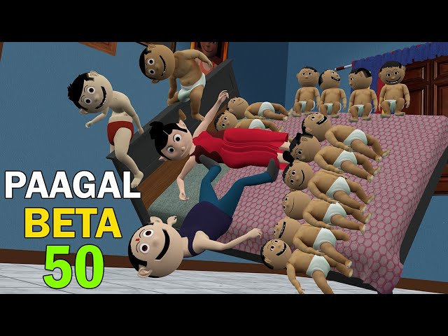 PAAGAL BETA 50 | Jokes | CS Bisht Vines | Desi Comedy Video | Cartoon Comedy
