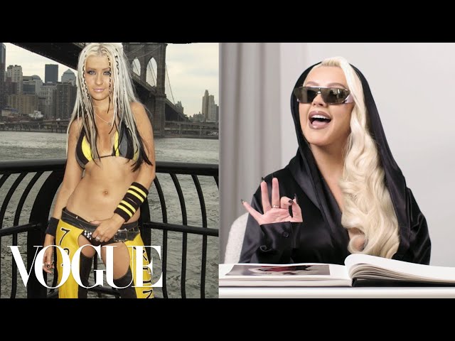 Christina Aguilera Breaks Down 12 Looks From Moulin Rouge to Dirrty | Life in Looks | Vogue
