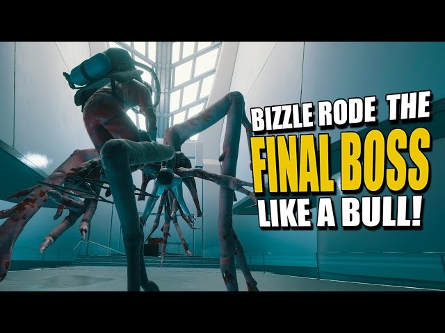 BIZZLE RODE THE FINAL BOSS LIKE A BULL! (The Forest Co-Op Survival) #8