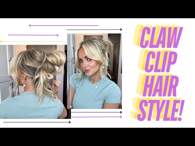 Claw Clip Hair Style!