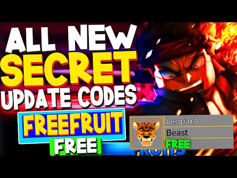 ALL NEW *SECRET* UPDATE CODES in BLOX FRUITS CODES! (Blox Fruits Codes) ROBLOX
