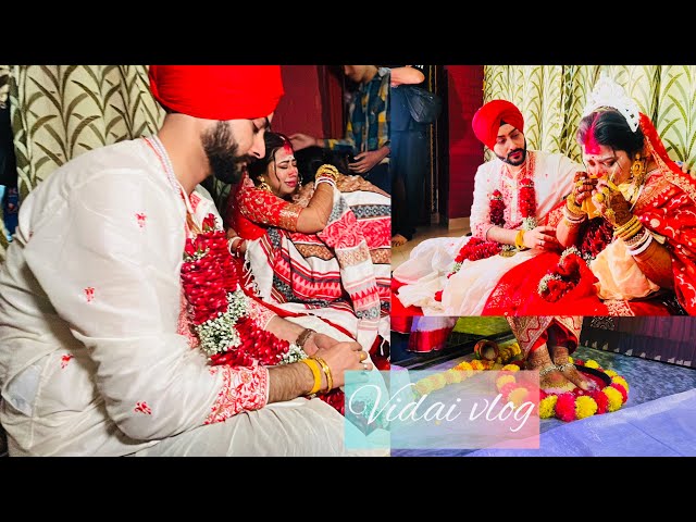 My vidai vlog|| mayer ghor chere notun songsar suru holo🪬🙏😇…#mehnobi’s wedding..