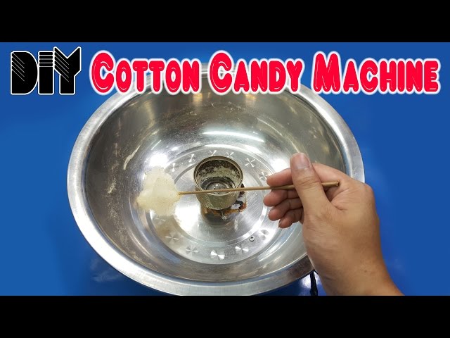 How to make Cotton Candy Machine from Glow Plug