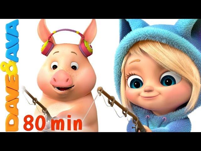 🐷 This Little Piggy | Nursery Rhymes Collection | Nursery Rhymes and Kids Songs from Dave and Ava 🐷