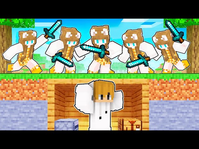 CeeGee VS 10 HUNTERS in Minecraft (Tagalog)