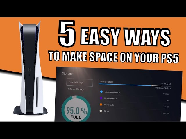 PS5 Storage - FIVE EASY Ways to Save Space