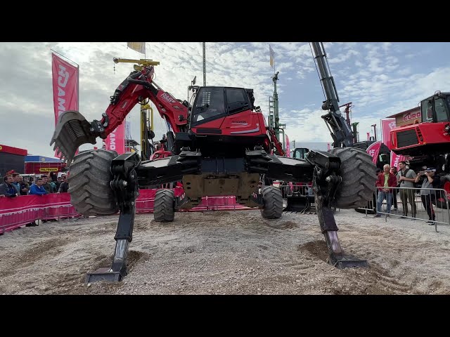 Brand New Euromach R1055 Spider Excavator Show At Bauma 2022 Expo - 4k