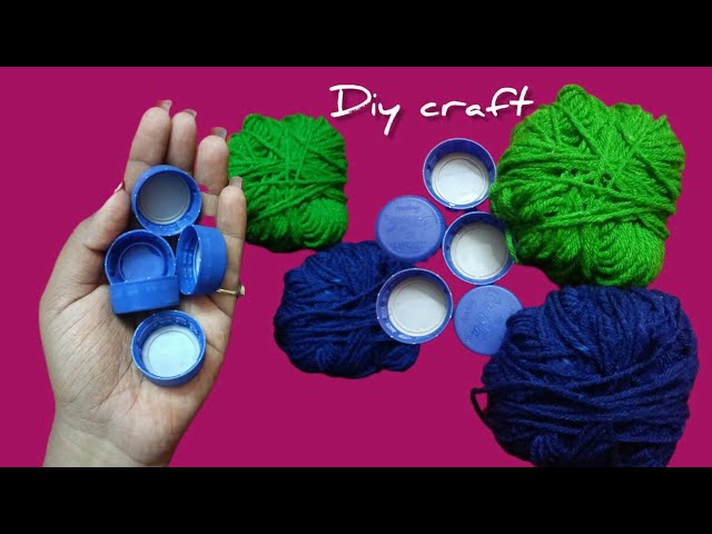 Very Easy And Beautiful Cute Doll Making With Pet Bottle Cap | Best Out Of Waste Craft-Diy Recycling