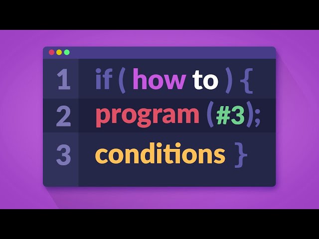 How to Program in C# - Conditions (E03)