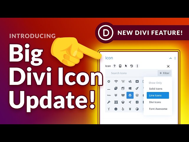 Introducing The Big Divi Icon Update!