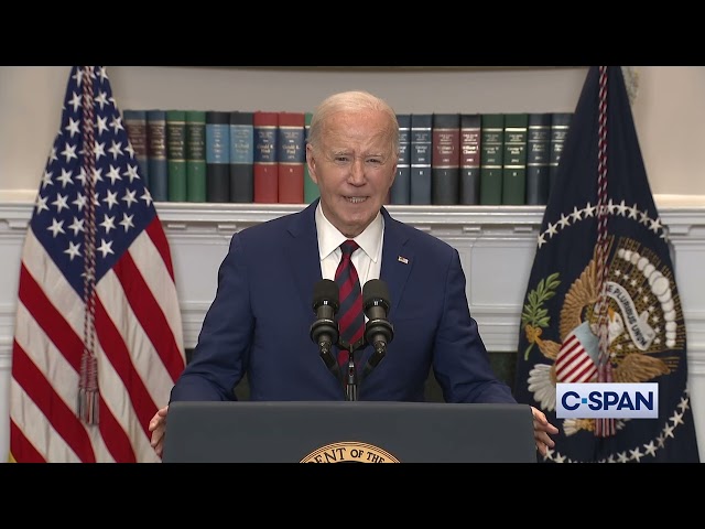 President Biden on Collapse of Francis Scott Key Bridge in Baltimore, MD