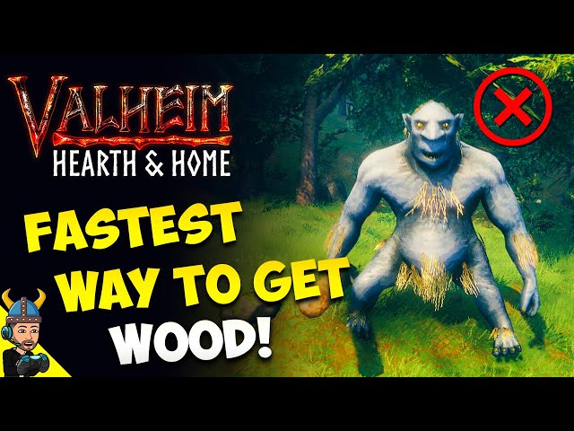 The Fastest Way To Get Wood in Valheim! 5 Tests!