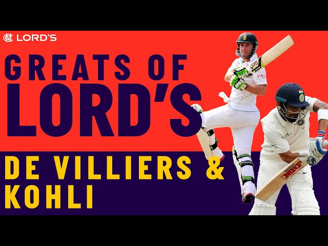 Two of the best in the business? | AB de Villiers vs Virat Kohli | Who's The Greatest? | Lord's