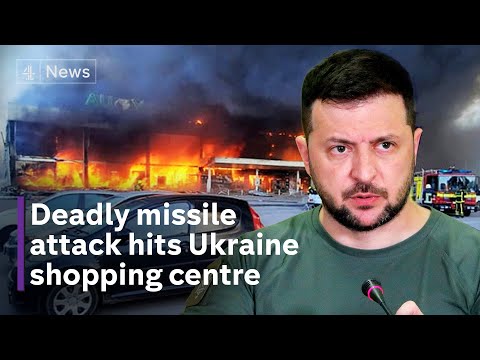 Russia Ukraine war: Missiles strike crowded Ukraine shopping centre