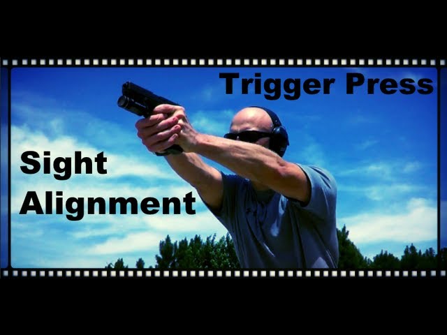 How To: Trigger Press, Sight Alignment & Handgun Shooting Tips (HD)