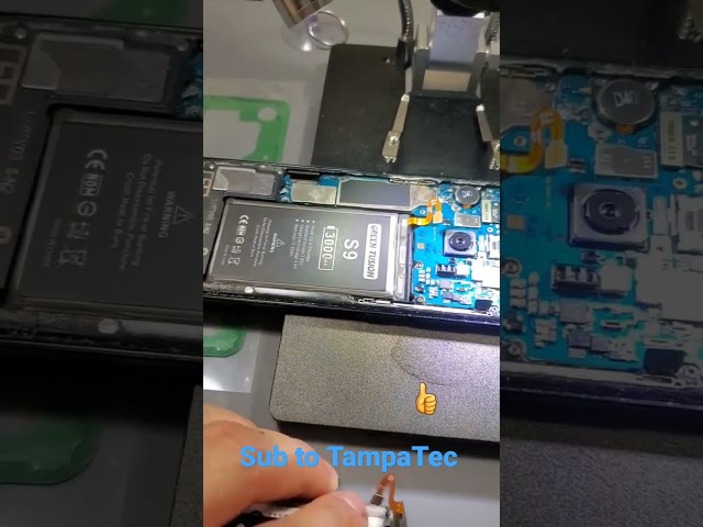 Samsung Phone battery exploded, can we fix it? #shorts  #tech #repairservice #phonerepair