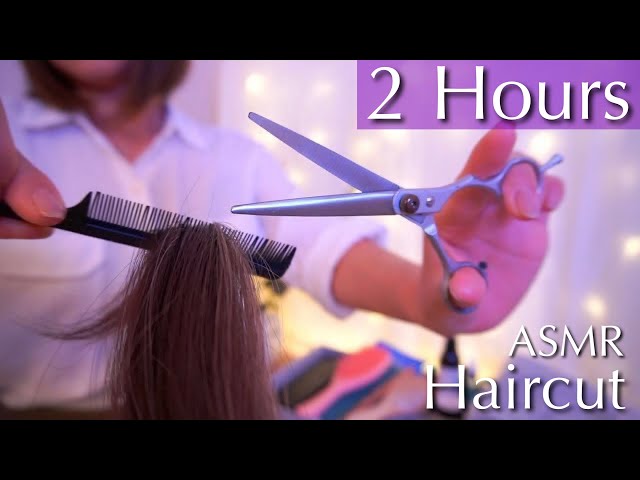 [ASMR] Sleep Recovery #5 | 2 Hours Haircut & Hair Treatment | No Talking