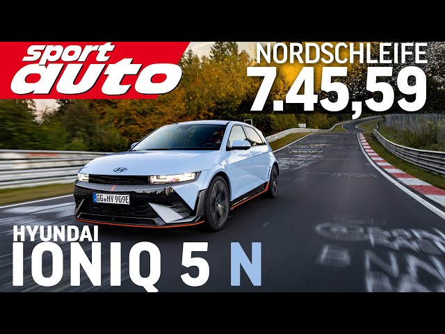 Hyundai Ioniq 5 N | Nordschleife 7.45,59 min HOT LAP  | First EV Supertest sport auto